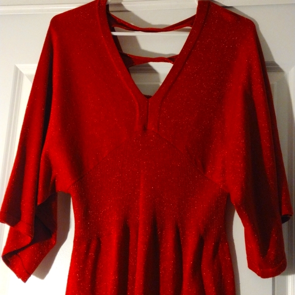 Sparkly Red Dress - Picture 2 of 6